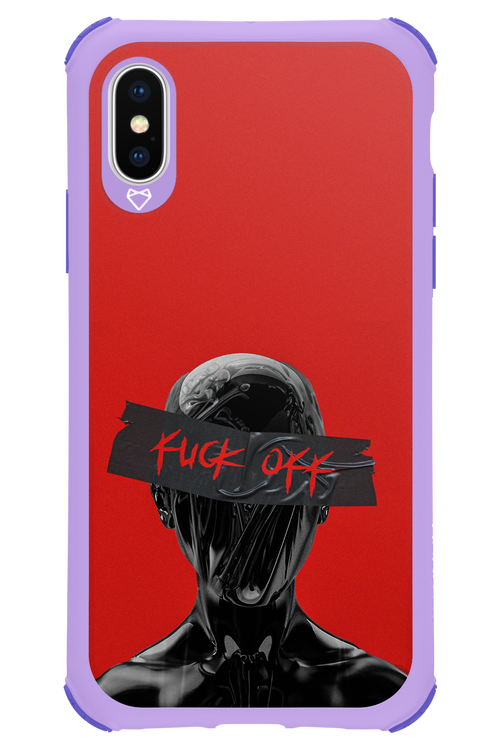 F off - Apple iPhone X