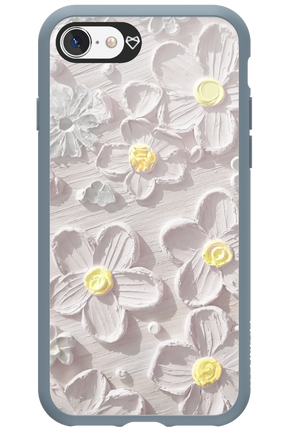 White Flowers - Apple iPhone SE 2022