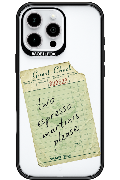 Espresso Martini 2.0 - Apple iPhone 16 Pro Max