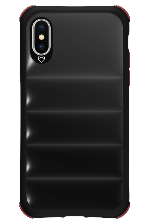 Black Puffer Case - Apple iPhone XS