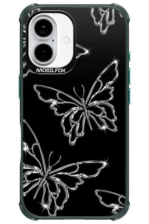 Silver Butterfly 2.0 - Apple iPhone 16