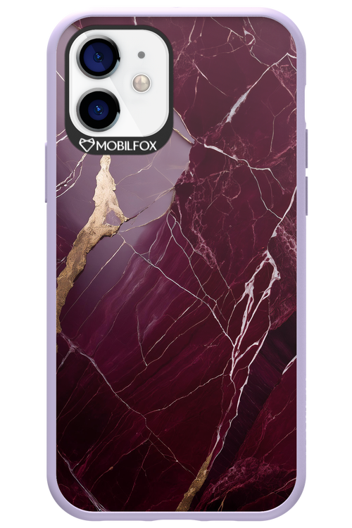 Burgundy Marble - Apple iPhone 12