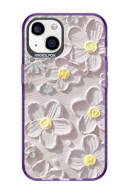 White Flowers - Apple iPhone 13