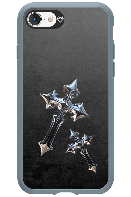 Chrome Crosses 2.0 - Apple iPhone SE 2022
