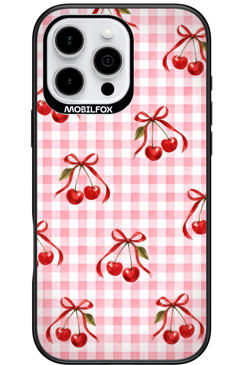 Pink Cherry Checked 2.0 - Apple iPhone 16 Pro Max