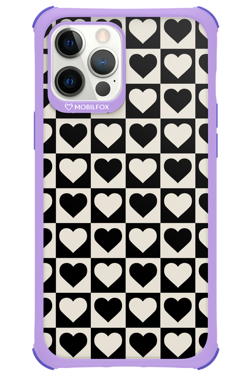 Checkered Heart - Apple iPhone 12 Pro Max