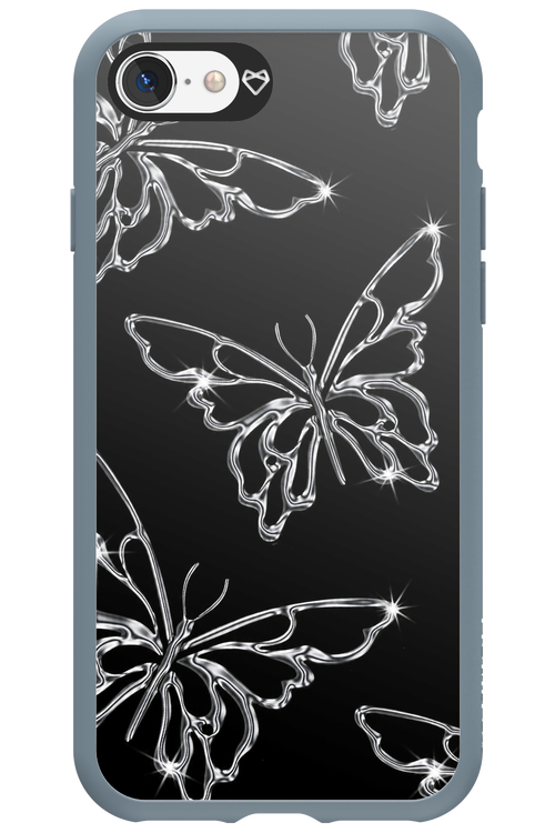 Silver Butterfly 2.0 - Apple iPhone SE 2020