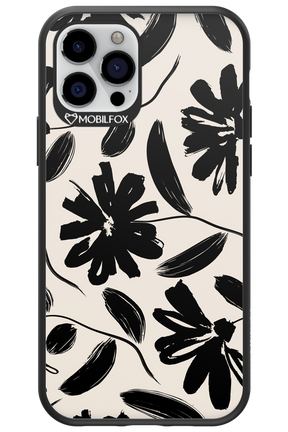 Monochrome Flowerss 2.0 - Apple iPhone 12 Pro