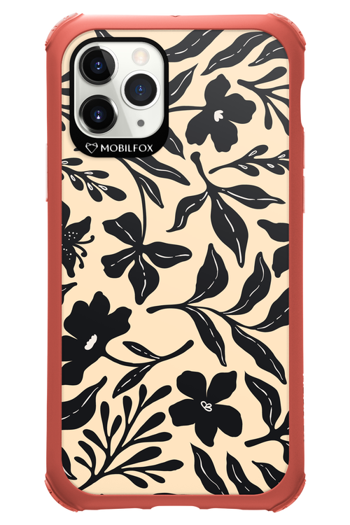 Black Flowers 2.0 - Apple iPhone 11 Pro