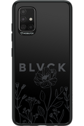 Black Flowers - Samsung Galaxy A51