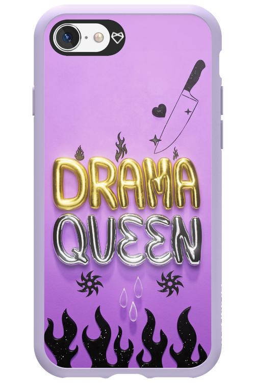 Drama Queen Purple - Apple iPhone SE 2020