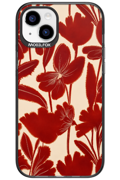 Burgundy Flowers 2.0 - Apple iPhone 15 Plus