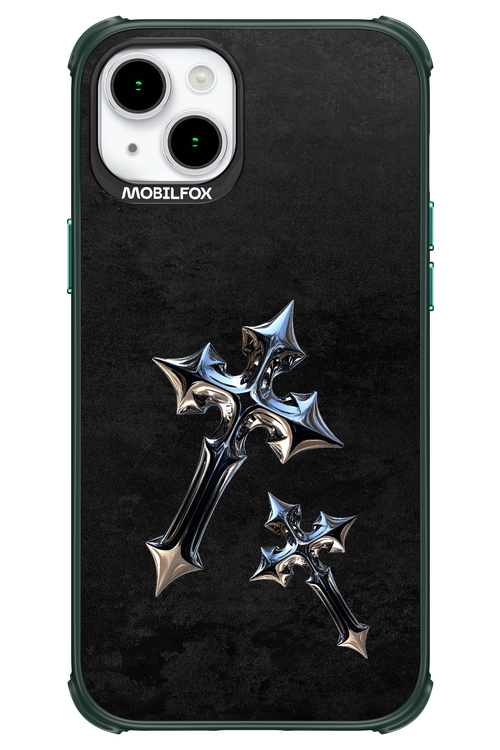 Chrome Crosses 2.0 - Apple iPhone 15 Plus