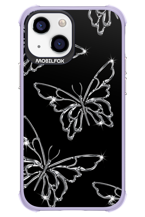 Silver Butterfly 2.0 - Apple iPhone 13 Mini