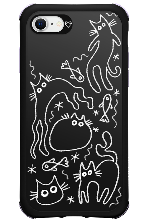 CHALK_CATS 2.0 - Apple iPhone 8