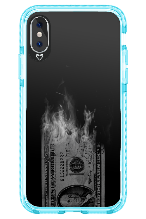Money Burn B&W 2.0 - Apple iPhone XS