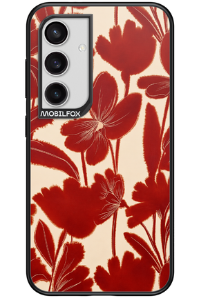 Burgundy Flowers 2.0 - Samsung Galaxy S24