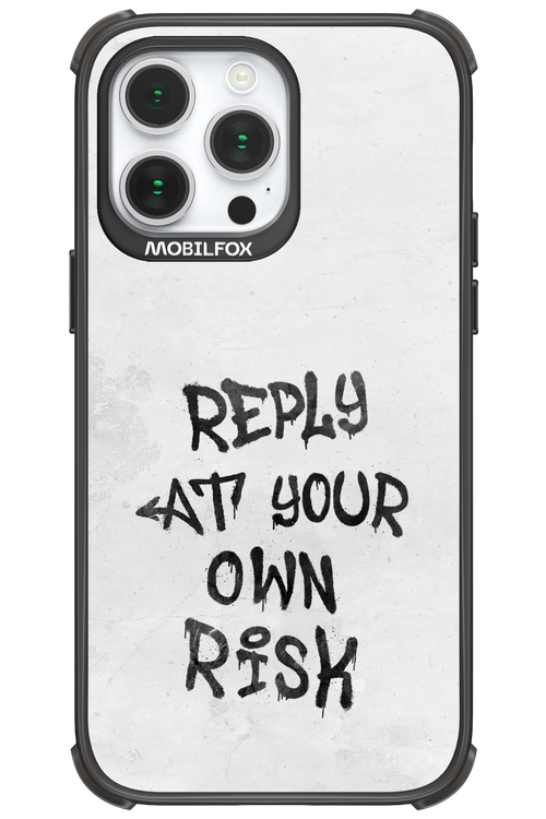 At Your Own Risk 2.0 - Apple iPhone 14 Pro Max