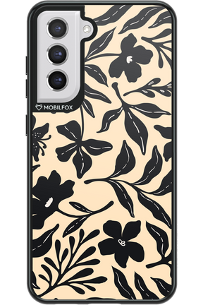 Black Flowers 2.0 - Samsung Galaxy S21 FE