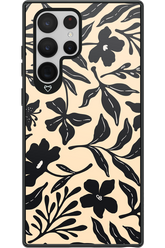 Black Flowers 2.0 - Samsung Galaxy S22 Ultra