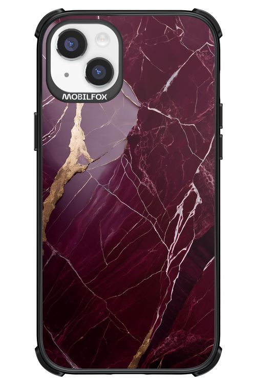 Burgundy Marble - Apple iPhone 14 Plus