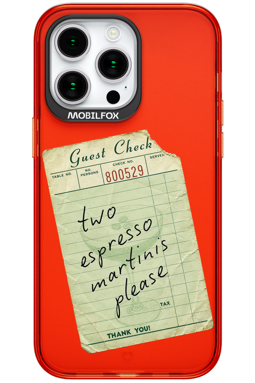 Espresso Martini 2.0 - Apple iPhone 15 Pro Max