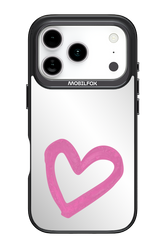 Pink Heart Mirror 2.0 - Apple iPhone 17 Pro