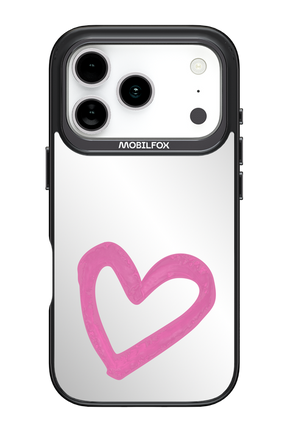Pink Heart Mirror 2.0 - Apple iPhone 17 Pro