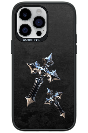 Chrome Crosses 2.0 - Apple iPhone 14 Pro Max