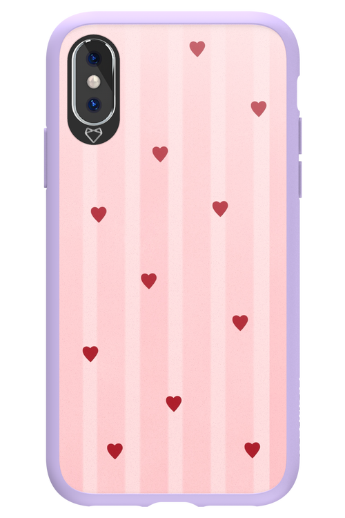 Red Little Hearts 2.0 - Apple iPhone X