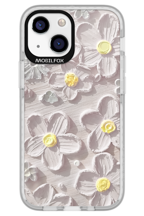 White Flowers - Apple iPhone 13 Mini