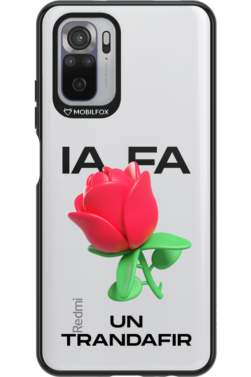 IA Rose Transparent - Xiaomi Redmi Note 10