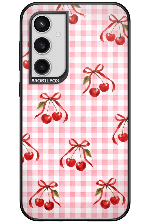 Pink Cherry Checked 2.0 - Samsung Galaxy S23 FE