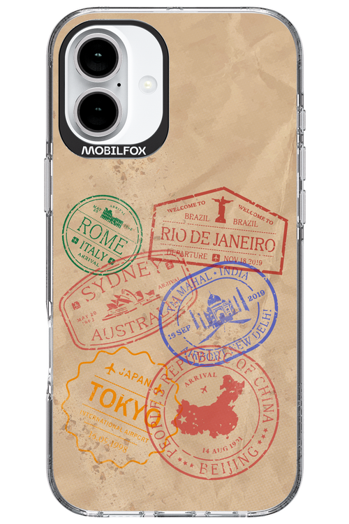 Travel Stamps 2.0 - Apple iPhone 16 Plus