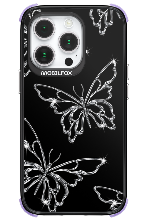 Silver Butterfly 2.0 - Apple iPhone 14 Pro