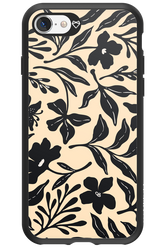 Black Flowers 2.0 - Apple iPhone 8