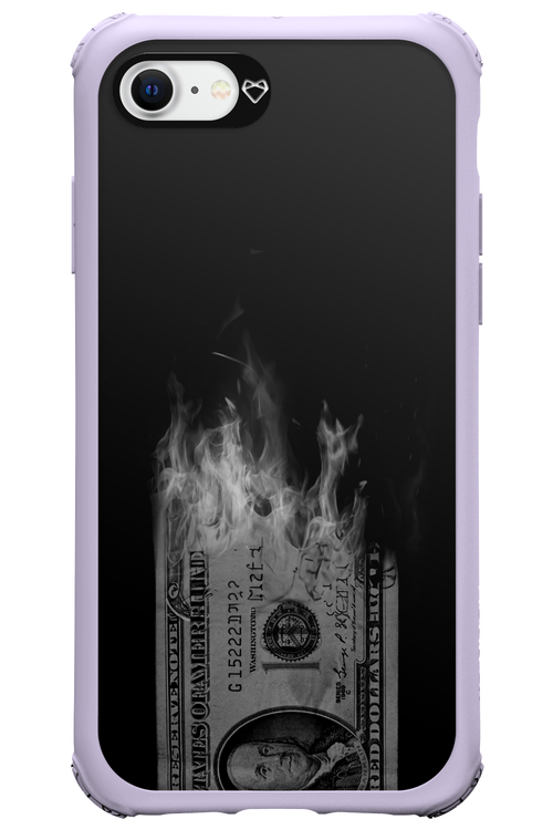 Money Burn B&W 2.0 - Apple iPhone SE 2022