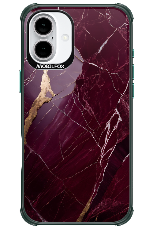 Burgundy Marble 2.0 - Apple iPhone 16 Plus