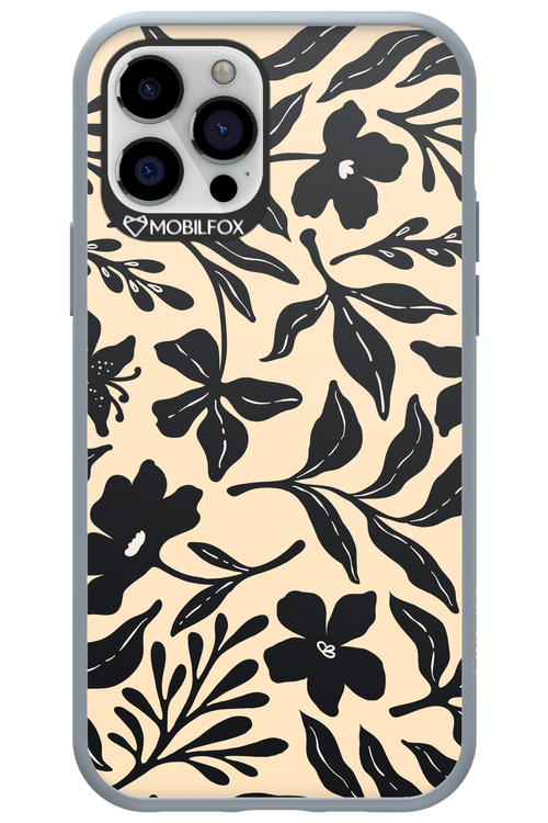 Black Flowers 2.0 - Apple iPhone 12 Pro