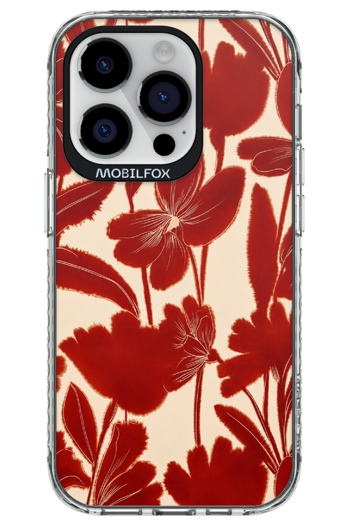 Burgundy Flowers 2.0 - Apple iPhone 14 Pro
