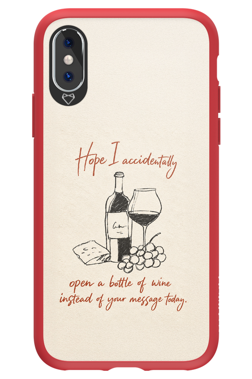 Bottle of wine 2.0 - Apple iPhone X