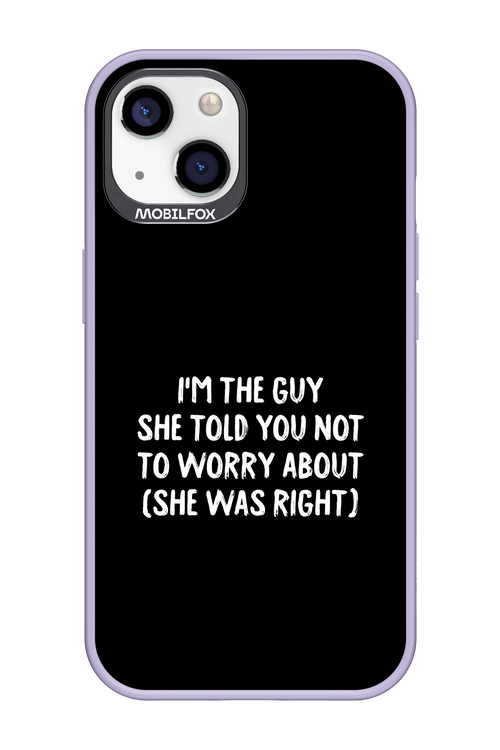 She was right 2.0 - Apple iPhone 13