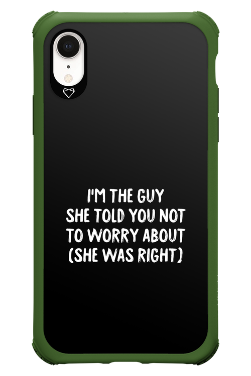 She was right 2.0 - Apple iPhone XR