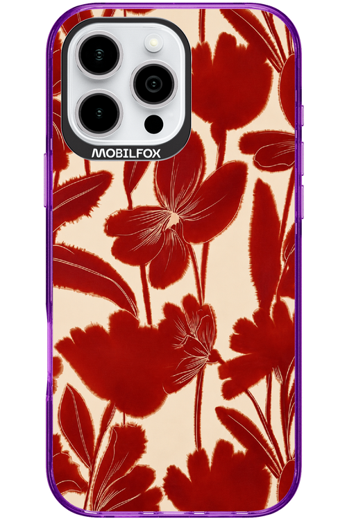 Burgundy Flowers 2.0 - Apple iPhone 16 Pro Max