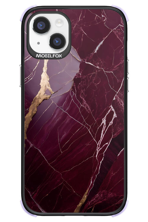 Burgundy Marble - Apple iPhone 14 Plus