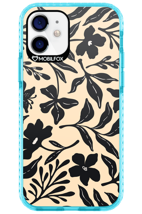 Black Flowers 2.0 - Apple iPhone 12