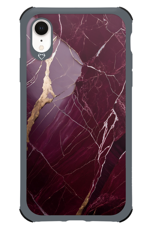 Burgundy Marble - Apple iPhone XR