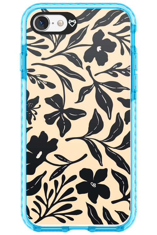Black Flowers 2.0 - Apple iPhone SE 2020