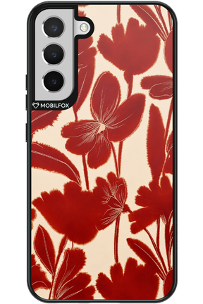 Burgundy Flowers 2.0 - Samsung Galaxy S22+