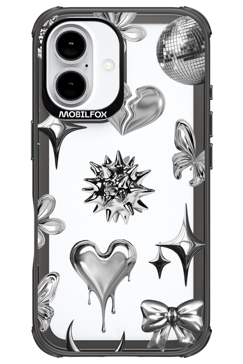 Silver Zone Transparent - Apple iPhone 16